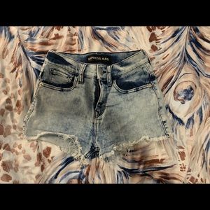 Denim shorts